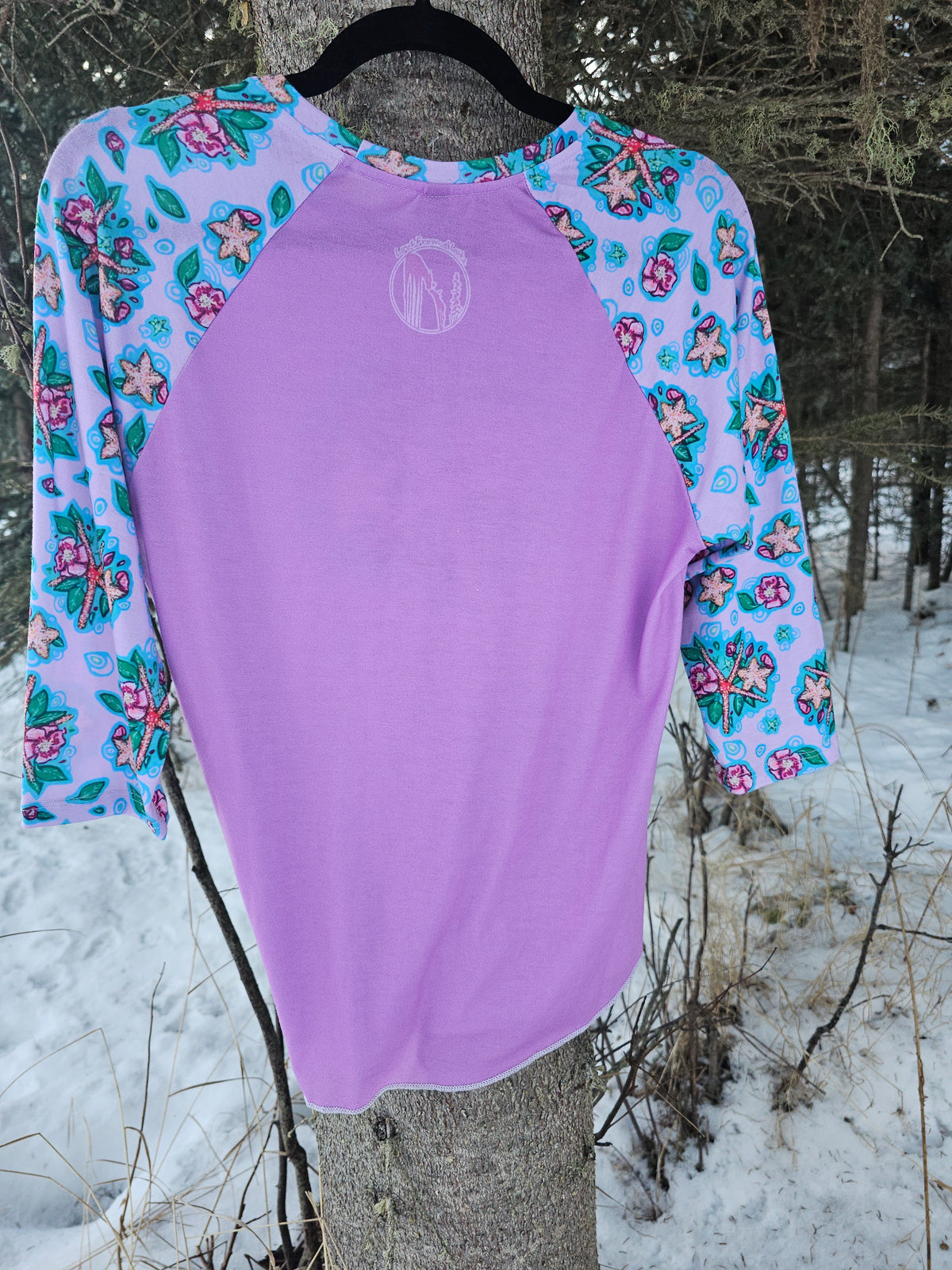 Discontinued Raglan Top- Size label error- Clearance