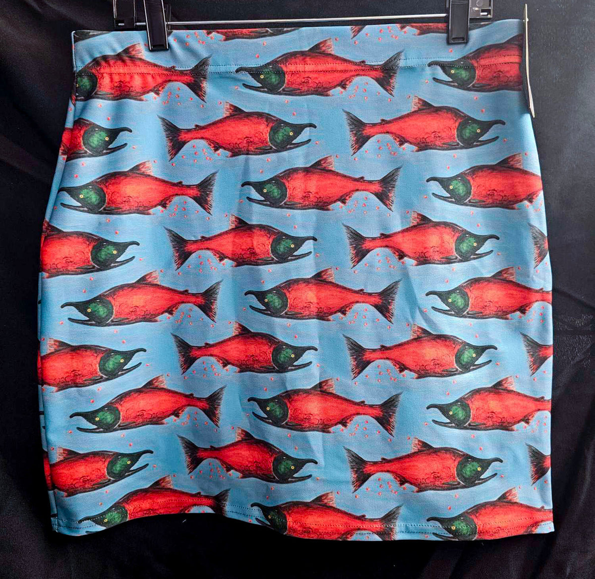 Discounted Spawned Salmon Fitted Skirt- S and M In stock