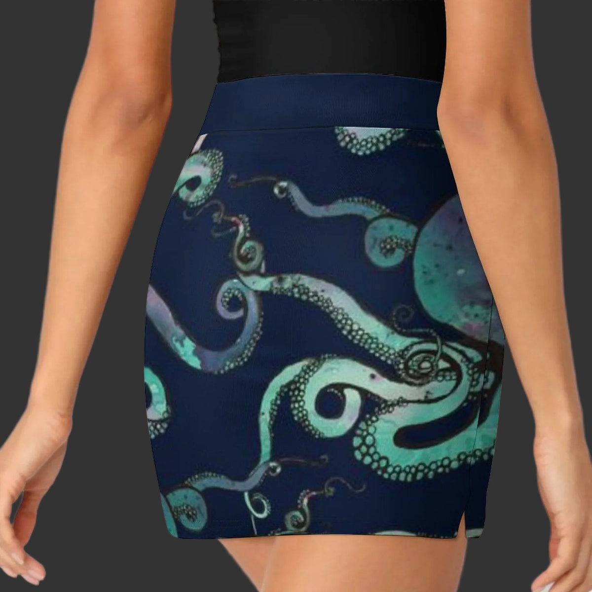 Turquoise Octopus Women's Skort