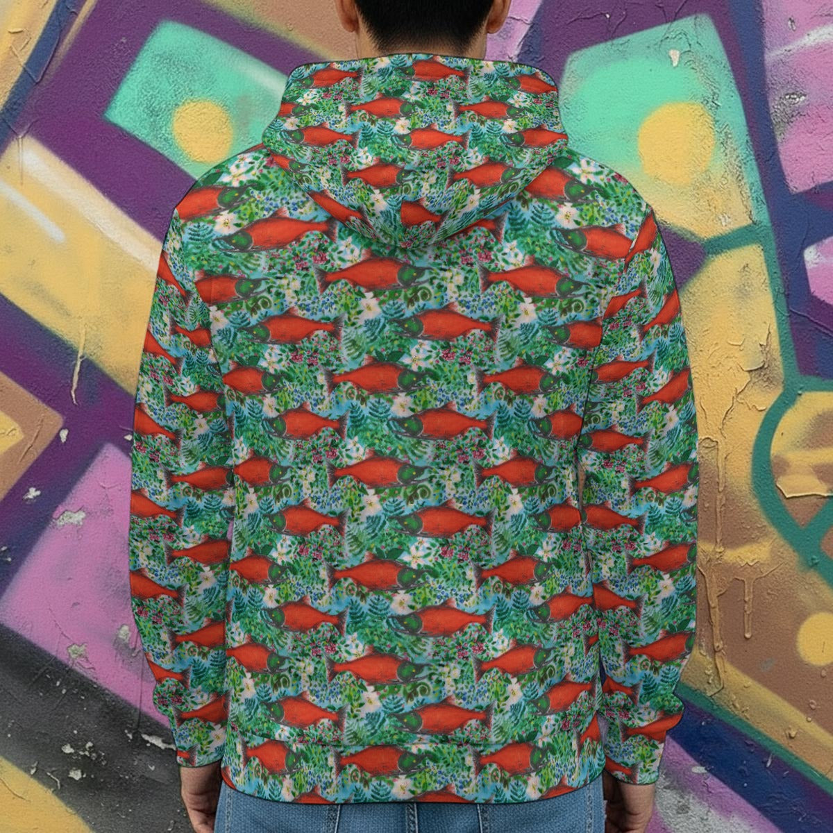 Salmonberry Zip Up Hoodie