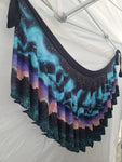 Northern Lights and Mountains Wrap Skirt