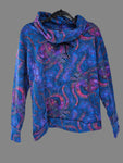 Multicolored Octopus Cowl Neck Sweatshirt- In Stock