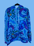 Funky Octopus Tech Fleece Pullover Hoodie- In stock