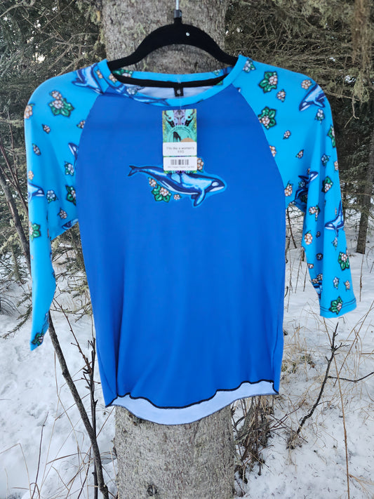 Discontinued Raglan Top- Size label error- Clearance
