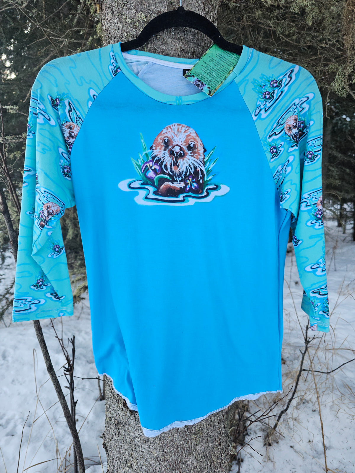 Discontinued Raglan Top- Size label error- Clearance