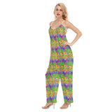 Pre Order Woman's Baggy Overall- Herring Tie Dye