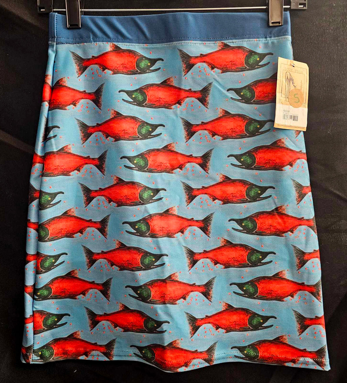 Discounted Spawned Salmon Fitted Skirt- S and M In stock