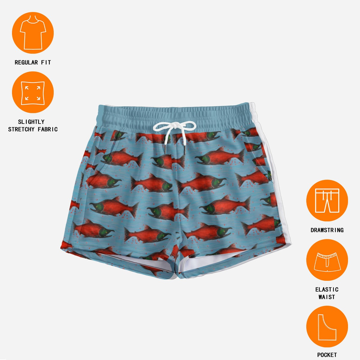 Sockeye Salmon Women's Shorts
