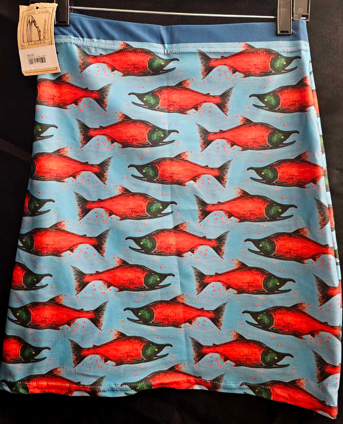 Discounted Spawned Salmon Fitted Skirt- S and M In stock