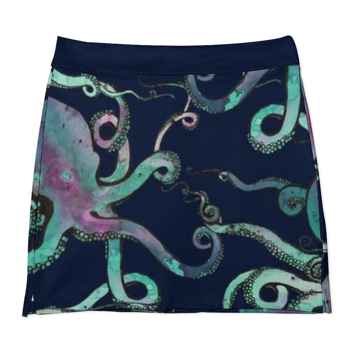 Turquoise Octopus Women's Skort