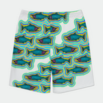 Frozen Salmon Men's and Youth Athletic Shorts