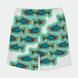 Frozen Salmon Men's Athletic Shorts- In stock