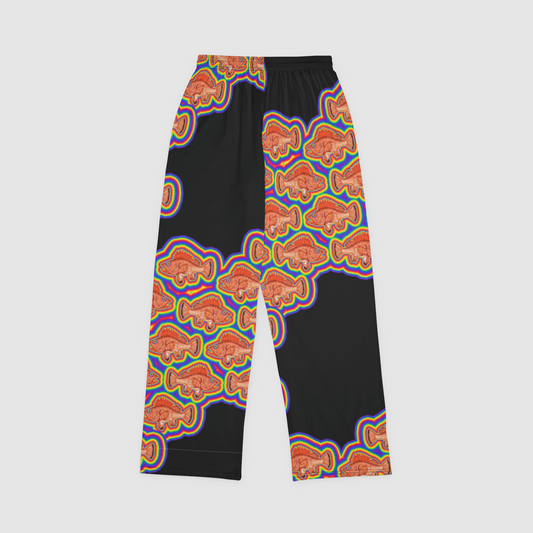 Discontinued Rainbow Eyed Rockfish Pajama Pants- XS In stock