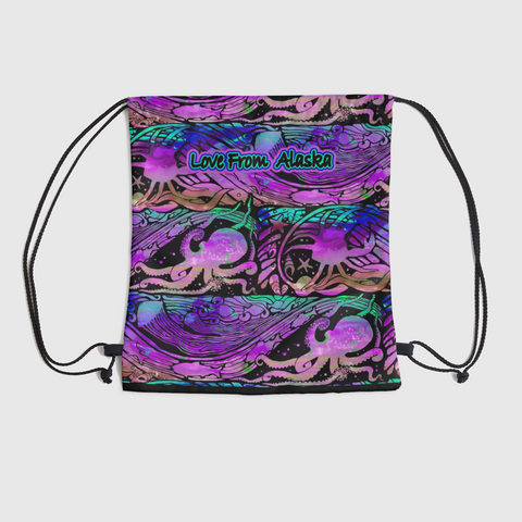 Teal Purple Inlet Boat Bag- In Stock
