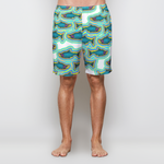 Frozen Salmon Men's Athletic Shorts- In stock