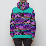 Teal Purple Inlet Zip Hoodie - In Stock