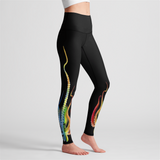 Rainbow Giant Octopus Athletic Leggings