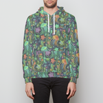 Neon Invertabrates Cozy Rayon Pullover Hoodie- In Stock