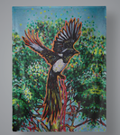 Magpie Phoenix Plush Blanket
