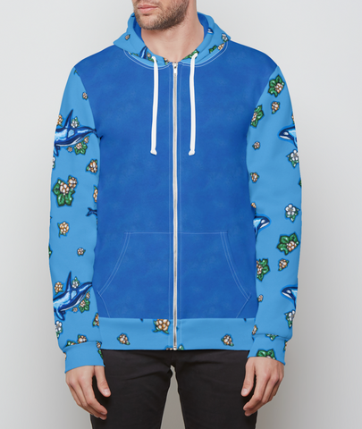 Cloudberry Orca Zip Hoodie - In Stock