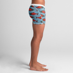 Men's Boxer Briefs- Blue Salmon