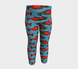 Sockeye Salmon Toddler and Baby Leggings- In stock