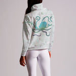 Octopus Dreams Cowl-Neck Sweatshirt