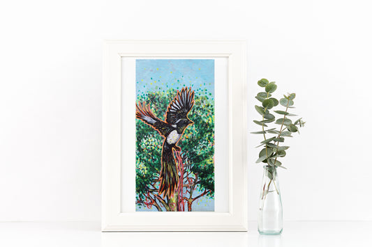"MAGPIE PHOENIX " Original and Prints