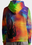 Rainbow Octopus Tech Fleece Hoodie- In Stock