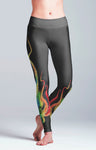 Rainbow Octopus Yoga Leggings- M & L In Stock
