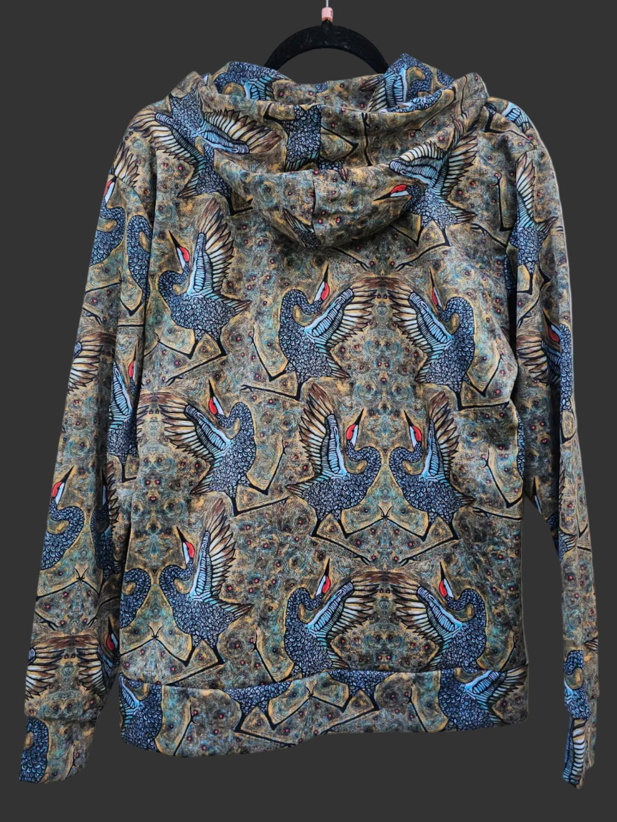 USA Made Sandhill Crane Zip Hoodie
