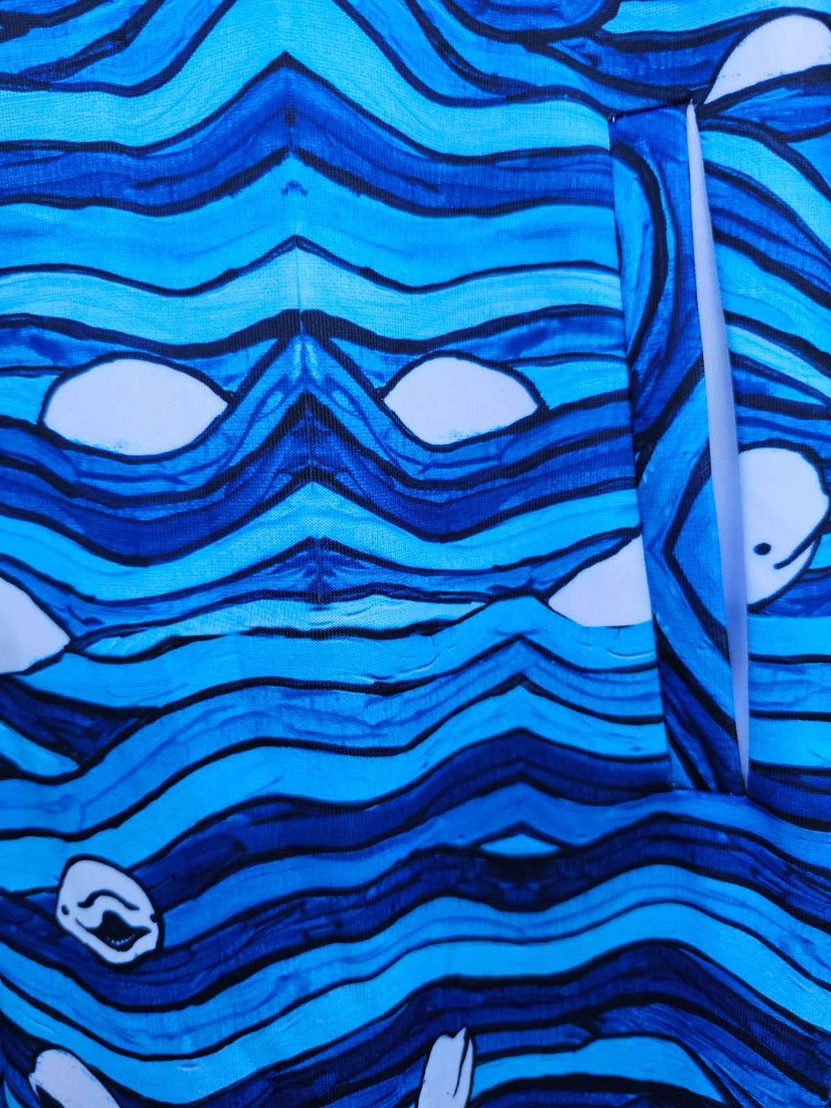 Blissful Beluga Athletic material Adult Onesie