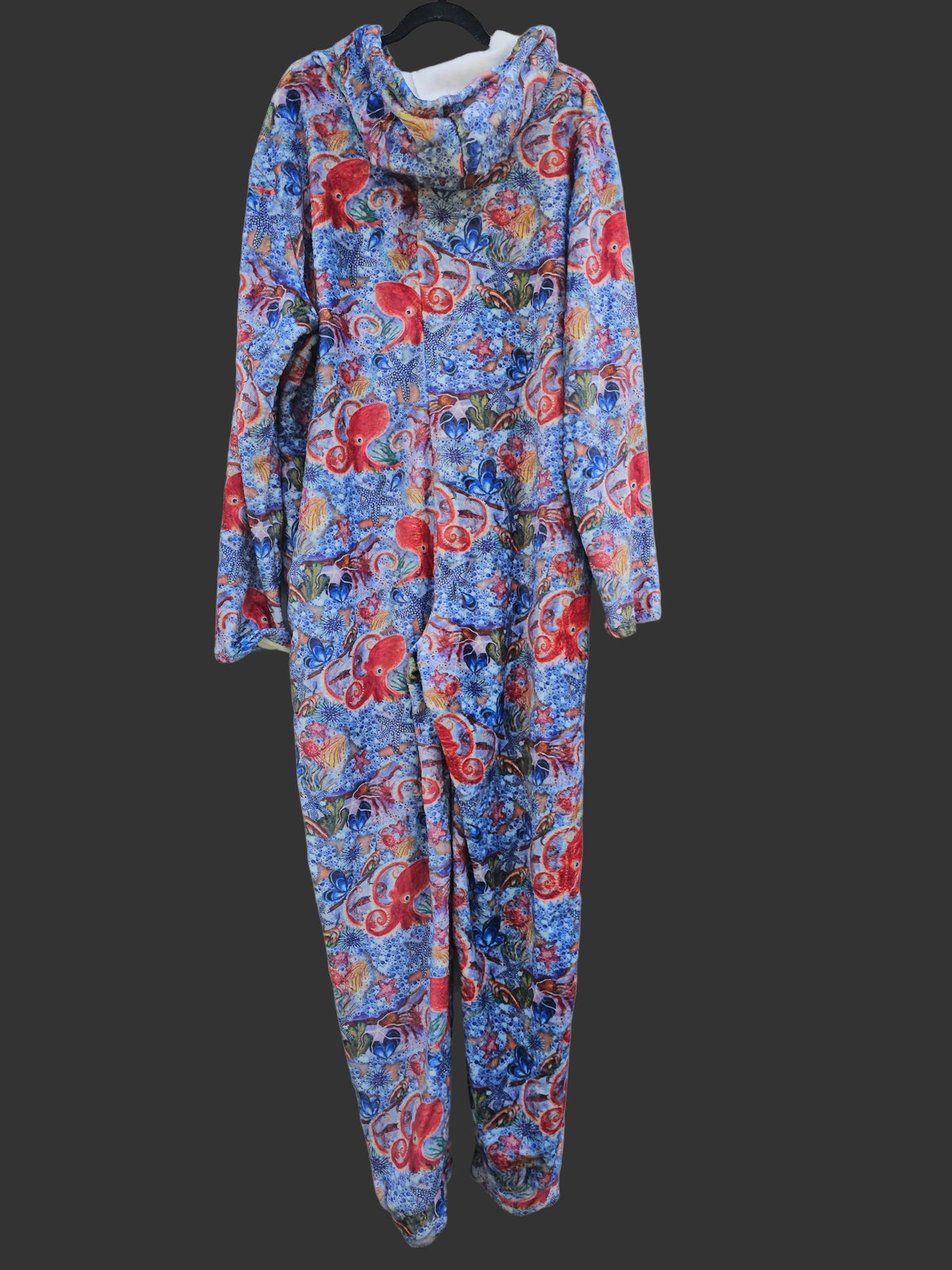 Octopus's Garden Plush Fuzzy Adult Onesie