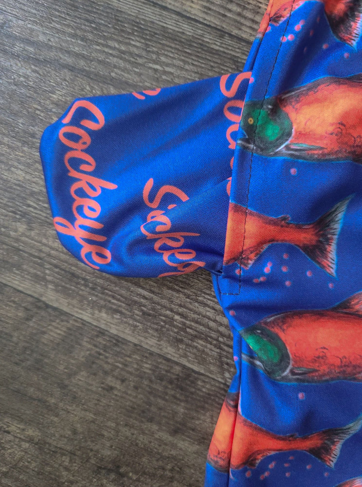 Discontinued Sockeye Salmon Men's  Athletic Shorts- In Stock Size 30