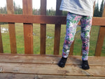 Alaska Berries Pink Kid's Leggings-Clearance