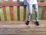 Alaska Berries Pink Kid's Lounge Leggings