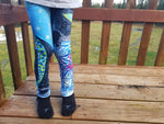 Mermaid Kid's Lounge Leggings- Size 4 In Stock