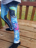 Mermaid Kid's Lounge Leggings- Size 4 In Stock