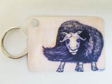 Musk Ox Aluminum Key Chain