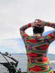 Trippy Salmon (Sockeye) Long Sleeved Unisex Shirt- Clearance XS