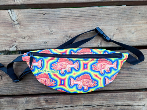 Rainbow Eyed Rockfish Deluxe Fanny Pack