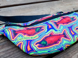 Trippy Salmon Deluxe Fanny Pack