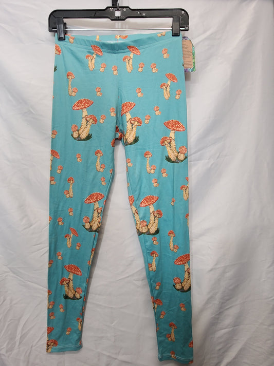 Discontinued Mushrooms Lounge Leggings Size Small "Clearance"