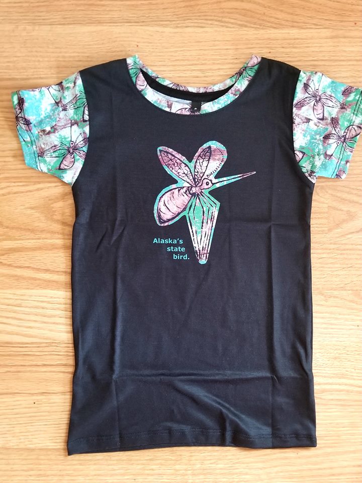 DISCONTINUED Alaska State Bird Kids Mosquito Tee 3T- Clearance