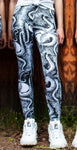XS Black and While Octopus Lounge Leggings Clearance