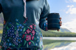 AK Wildflower Cowl-Neck Sweatshirt