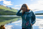 AK Wildflower Cowl Neck Sweatshirt- M In Stock