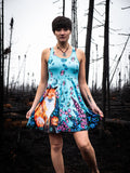 Fox and Floral Dream Dress- M In Stock
