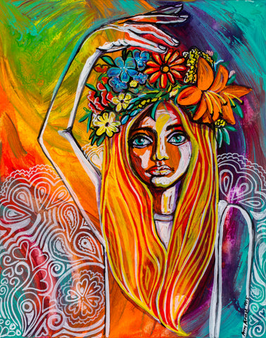 "Flower Child" Art Prints