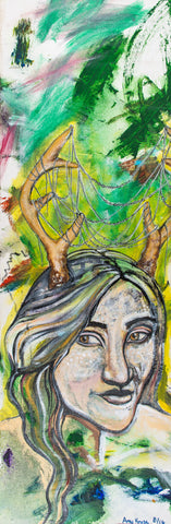 "Forest Faun" Original and Art Prints